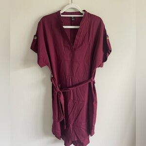 NWOT SHEIN Maroon Dress